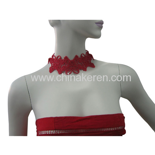 fashione soft PVC hollow Necklace