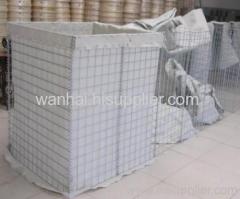 stacked welded wire mesh cell series for Military Barrier