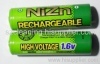 ECO more powerful Ni-Zn rechargeable batteries