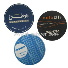 soft PVC Coaster whit printed logo