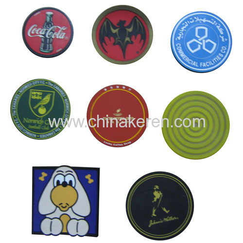 hot sell soft PVC Coaster for promotion