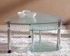 frosted tempered glass coffee table