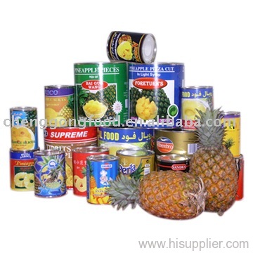 Canned pineapples in syrup