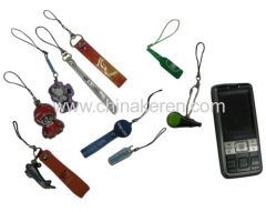 soft PVC Mobile phone Pendant