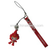 PVC Mobile phone red Pendant