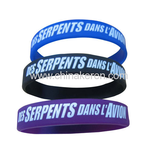 2013 hot sell 100% silicone bracelets