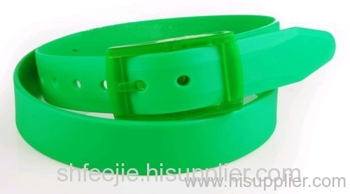 Green color fashion eco-friendly belt