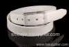 Pure white eco-friendly rubber belt
