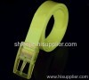 Yellow color unisex fashion eco-friendly belt