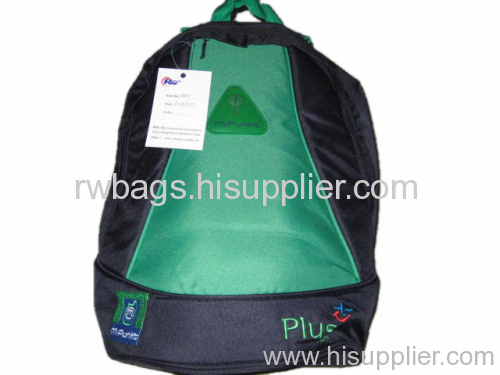 dark green school bag