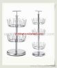 KingKara Iron Steel 3 Tiers Rotary Shoes Display Holder