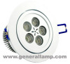 Dimmable LED Downlight - white fixture