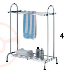 towel rack free-standing