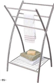 towel rack free-standing