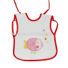 short towel baby bib with printing