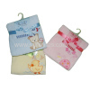 cute embroidered coral fleece baby blanket