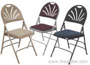 Fan-Back Folding Plastic Chair KLY-A1