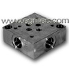 Normal Flow G3/8 Rexroth Side Ported Subplate BSPP Or NPT Porting Connection