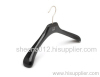 Shiny black delexe wooden hanger