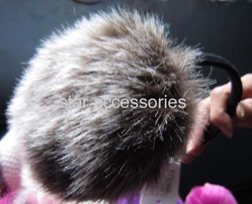 fake fur earmuff