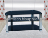 Modern Design Black Tempered Glass Shelves TV Stand Suit for LCD/Plasma TVs Up to 52