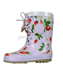 lovely kids'rubber boots