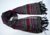 acrylic jaquard woven scarf