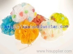 soft PE bath sponge bath ball bath puff