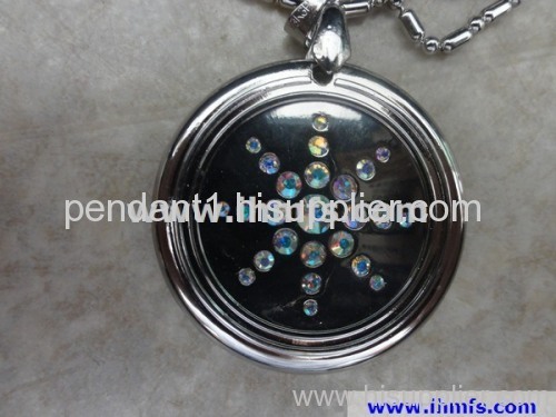 fashion coloured glaze necklace energy pendants