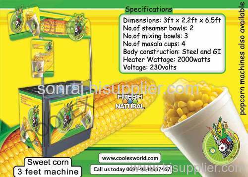 India sweet corn kiosk