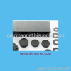 Block shaped rare earth magnet