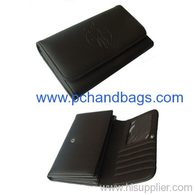 Brown women pu wallet