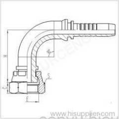 90° BSP FEMALE FLAT SEAL