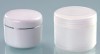 Plastic cosmetic cream jar