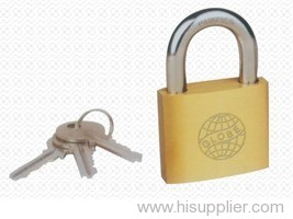 Globe Brand Brass Padlock Oval Type