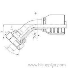 45° JIC FEMALE 74°CONE SEAT SEAL