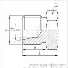 METRIC MALE 24°CONE PLUG