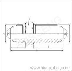 METRIC MALE 74°CONE BULKHEAD