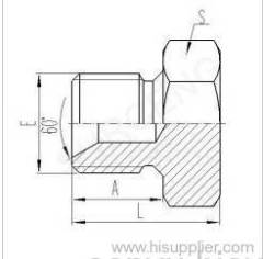 BSP MALE DOUBLE USE FOR 60°SEAT OR BONDED SEAL PLUG