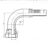 Hydraulic hose metric adapters and fittings