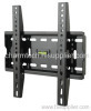 Black Steel Universal Fixed LCD TV Mount