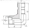 Elbow 90 Degree hydraulic fitting and Adapter