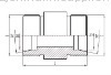 carbon steel hydraulic adapter and metric tube adapter