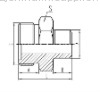 Metric Thread O-ring Face Seal Adapter