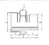 Metric Thread O-ring Face Seal Adapter