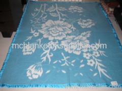 recycle cotton blanket in cheap price