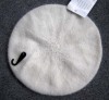 angora round hat with rulex