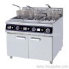 Vertical Electric 3-tank (3 Baskets) Fryer with Cabinet