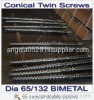 65/132 conical twin screw