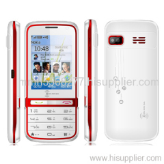 Four sim card touch screen mobile phone